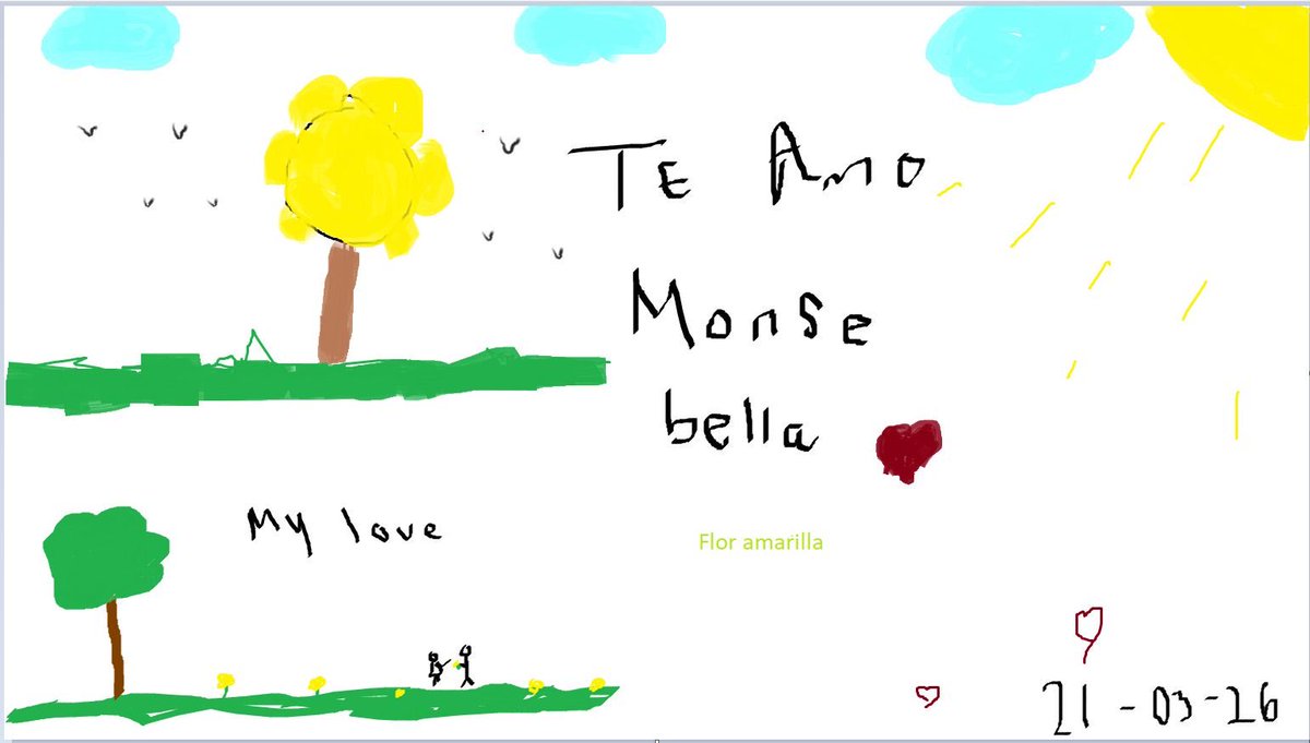 mon_rvv's tweet photo. amooo los dibujitos que me hace mi novio en su computadora 😋💛 https://t.co/KNEnqibtiH