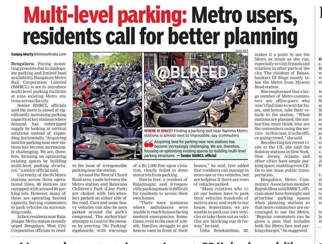 Bengaluru Mobility Federation® tweet media