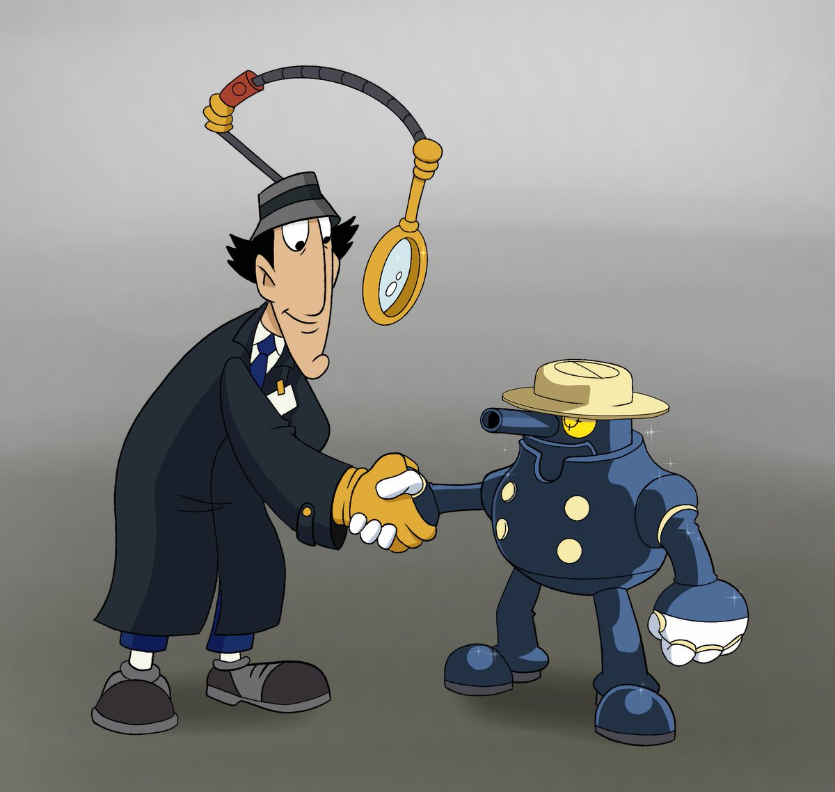 PIZZAandBOLTS's tweet photo. "I like your style detective, nice to meet you" #gunnose https://t.co/ehsNGZlbzi