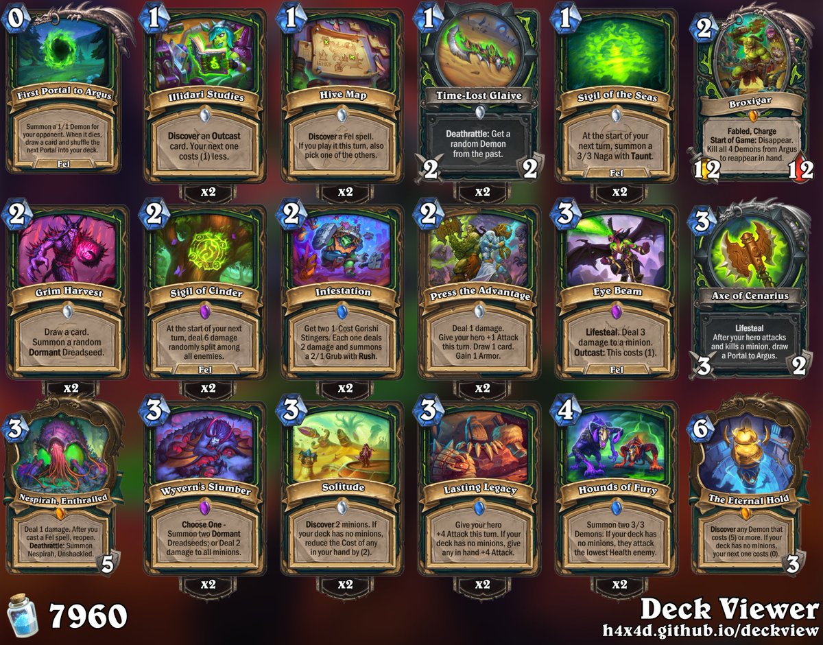 燁魔 HS Wild/Standard Deck tweet media