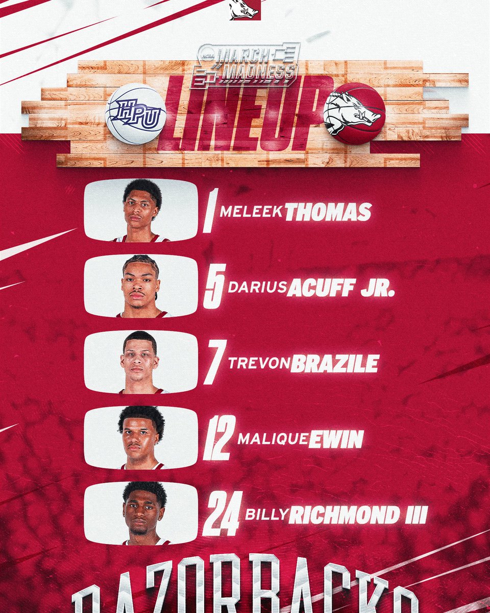 Arkansas Razorbacks Men’s Basketball 🐗 tweet media
