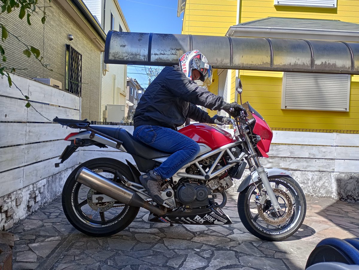 バイクより
人間のコンディション維持　（笑）
#VTR250