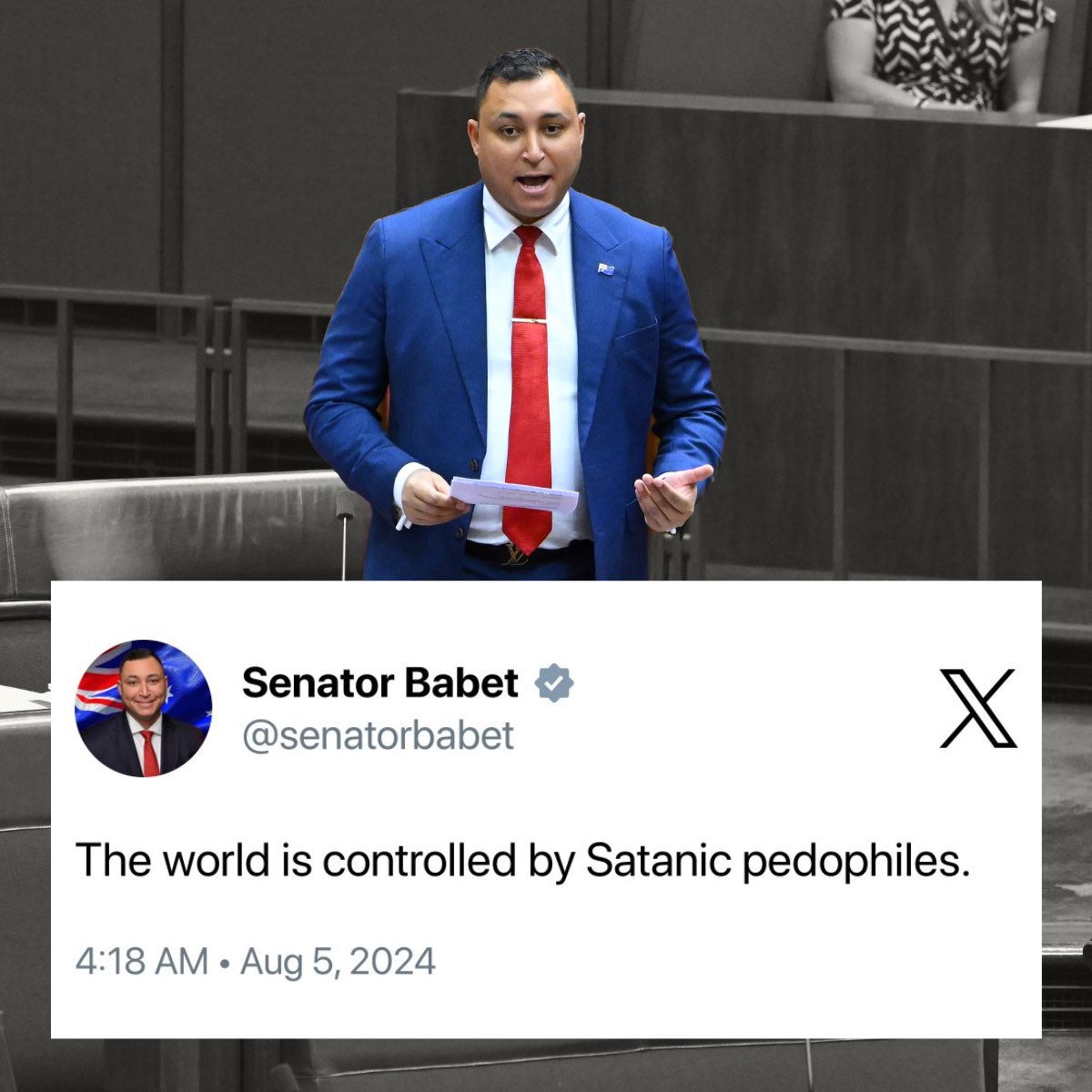 Senator Babet tweet media