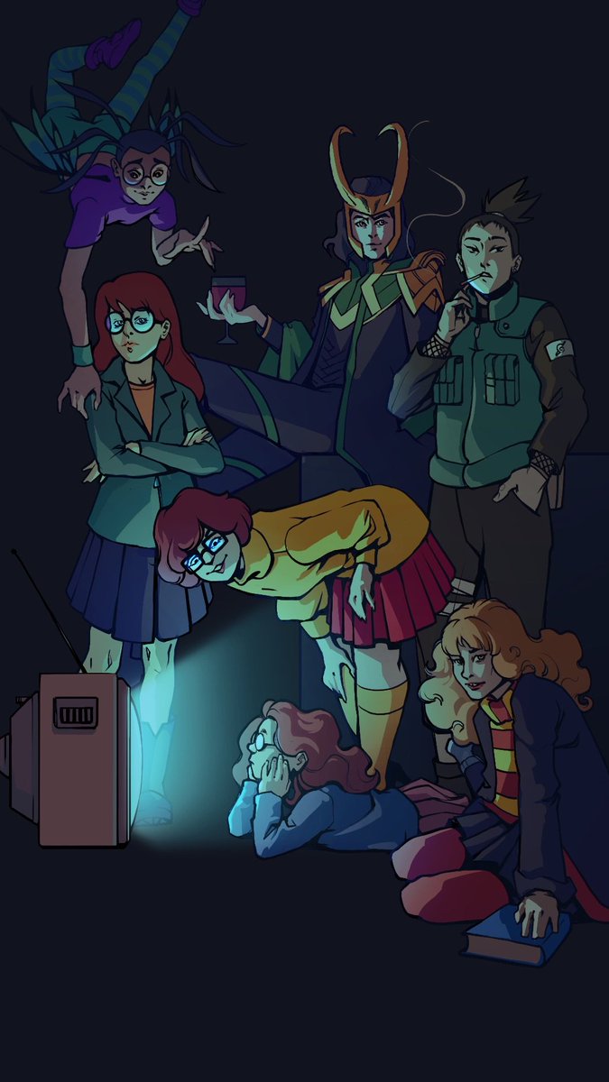 Finished favorite characters doodle 🖤
Guess my type XD