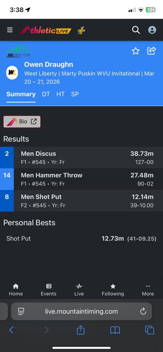 Taylor Track & Field tweet media