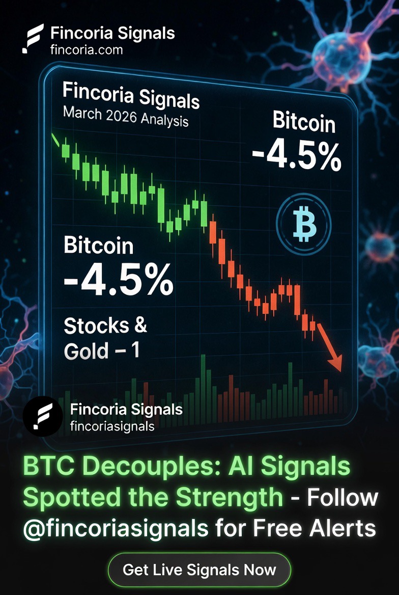 fincoriasignals's tweet photo. "Bitcoin's recent decoupling from traditional assets sparks curiosity. What role does AI play? Read more #Crypto #AITrading Follow for free signals"

https://t.co/S2dXtfsFLm https://t.co/Gfjy5yJE5M