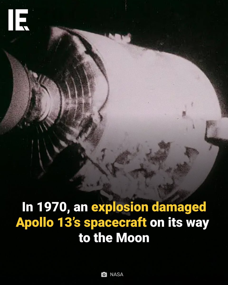 On April 13, 1970, an oxygen tank inside the Apollo 13 service module ...