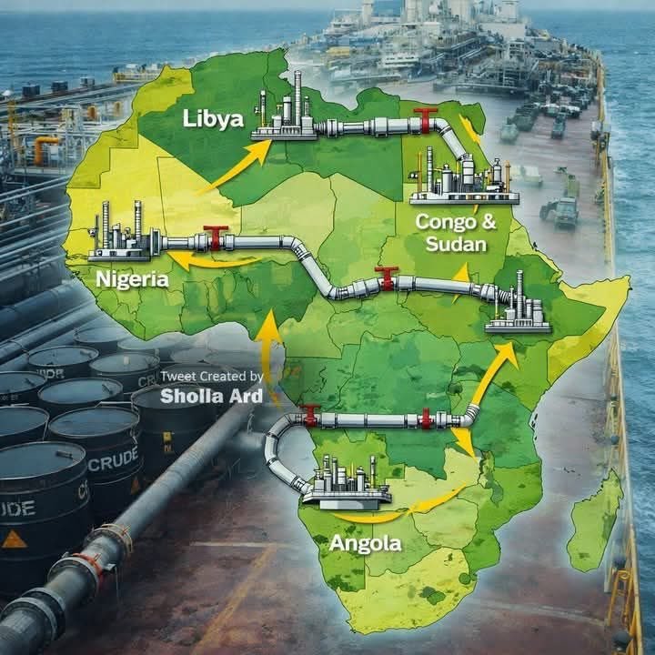 7Abdalrasheed's tweet photo. Afrika waxay leedahay kheyraad shidaal oo ballaaran, gaar ahaan dalalka sida Nigeria, Angola iyo Libya. Waxaa jirta fursad istiraatiiji ah oo lagu horumarin karo suuqyo cusub oo ka madax bannaan saameynta xiisadaha Bariga Dhexe.

#Foryou #somaliland #Somalia https://t.co/vK9VkAefzC