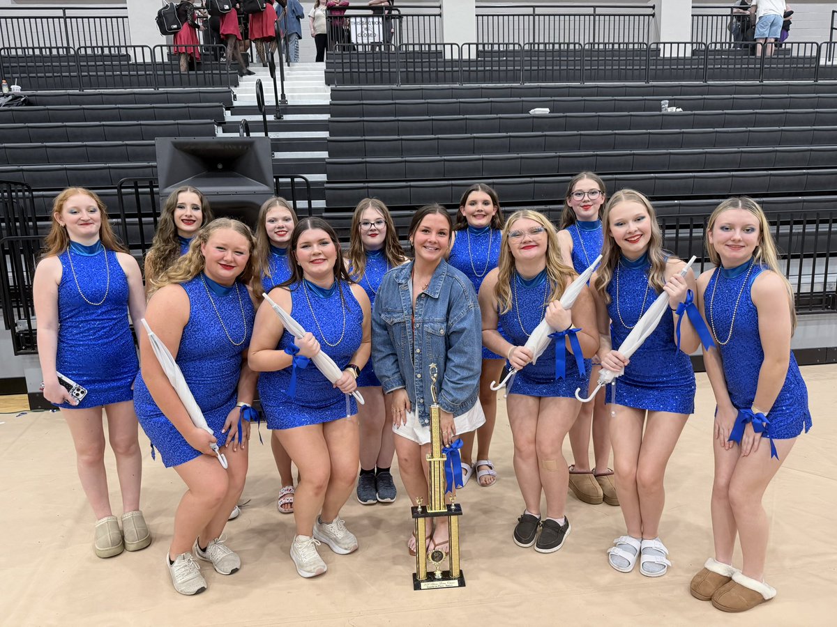 EaglevilleBands's tweet photo. What a finish! 🎉
1st place in division at finals in Athens, AL! 🥇

It’s Raining was the perfect way to end the season. ☔

So proud of this team and our seniors, Carson &amp; Carly! ❤️🎶 https://t.co/xn65FBqA6v