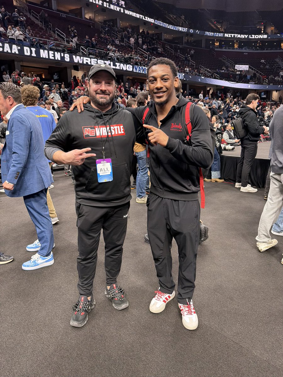 NEBwrestle's tweet photo. That’s a wrap from the 2026 NCAA National Championships! https://t.co/CzFSYQnAd9