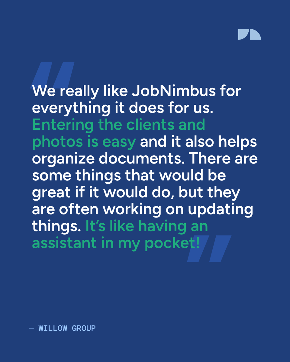 JobNimbus tweet media