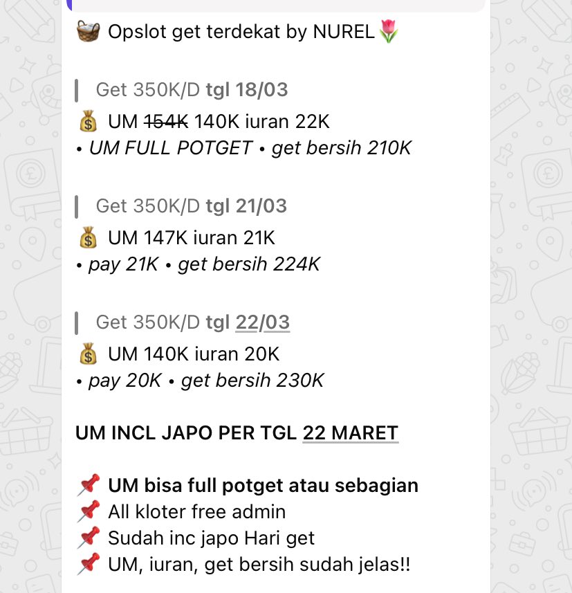 Arisan by Nurel | ARISAN GET TODAY tweet media