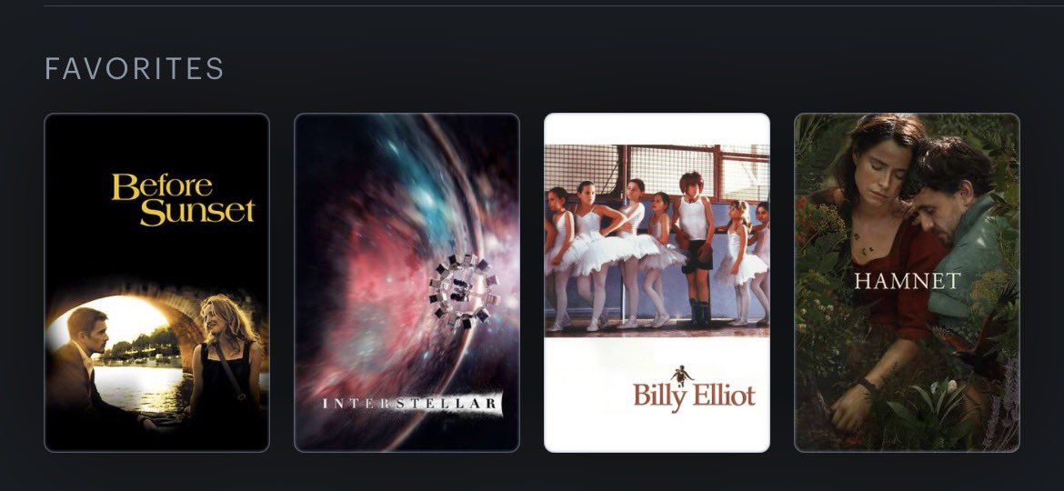 which are yours 4 favourite films?