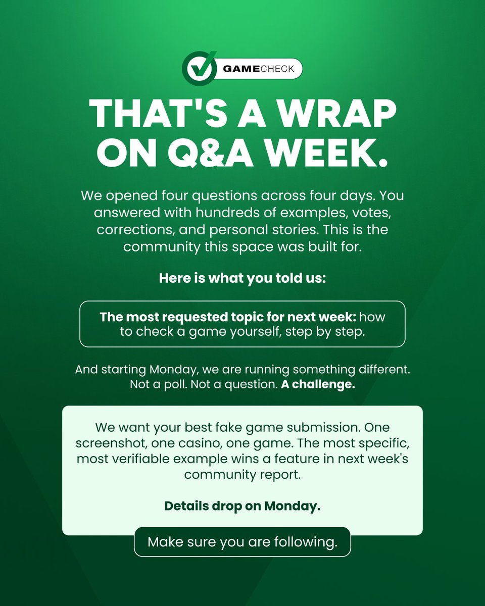 Gamecheck UK tweet media