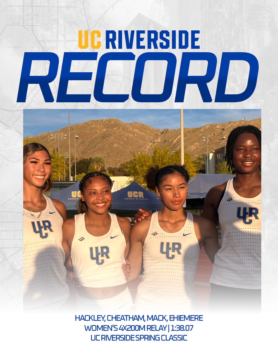 UCR XC/Track & Field tweet media