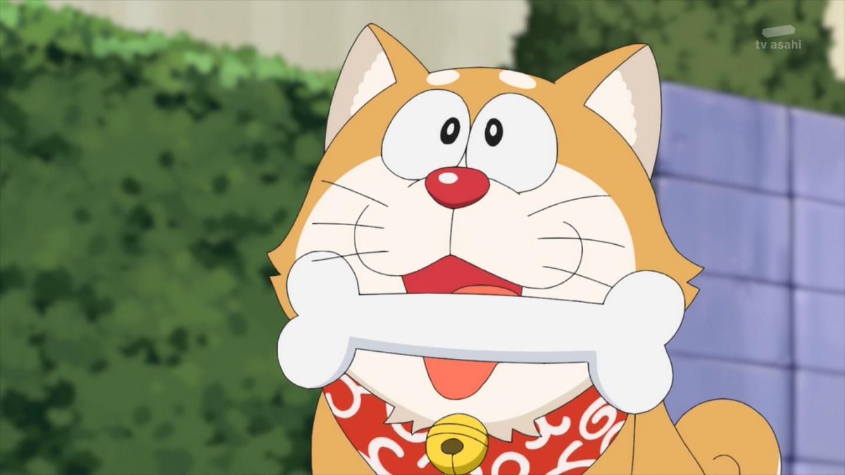 柴犬ドラえもんかわいい （ドラえもん【変身!メタモルスプレー 】）