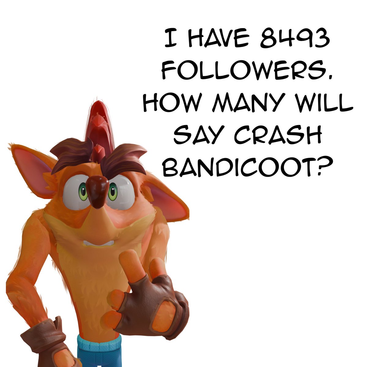 The REAL Crash Bandicoot tweet media