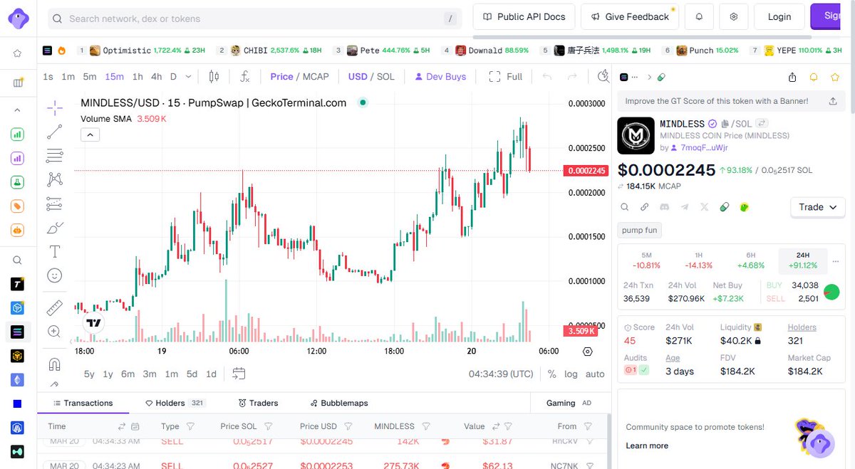 AltcoinMon's tweet image. #MINDLESS added to the Challenge stack

Got positioned before the crowd caught on

TG members already know what's up, check bio

AJofCoVif3wj2Uy7mpzgxbqDyHPyn7xp6WzJBy7gpump