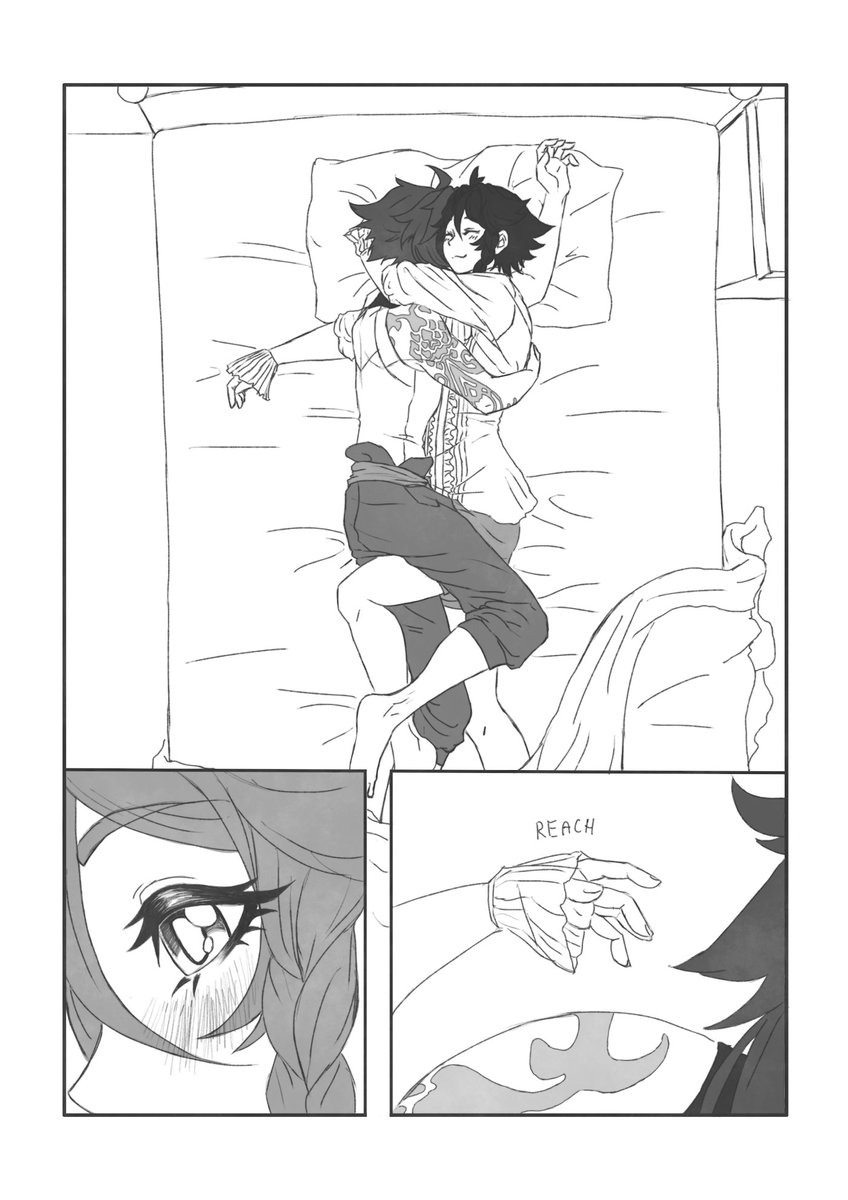 NimiChuu's tweet photo. #xiaoven 
Venti finds out how sensitive Xiao's back is https://t.co/yWKLSIbG6x