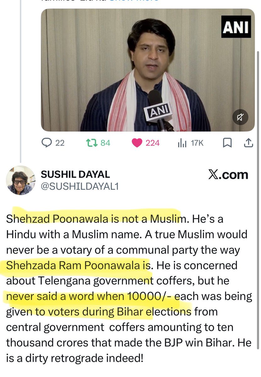 Shehzad Jai Hind (Chowkidar as per INC ecosystem) tweet media
