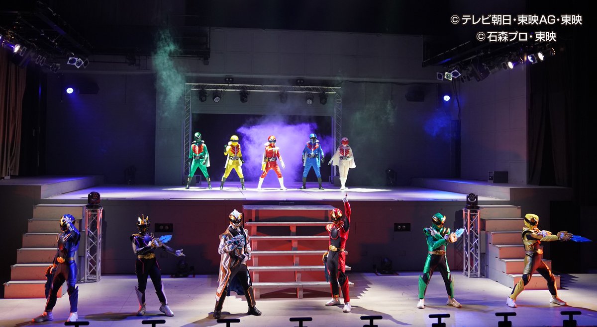 at_raku_grosso's tweet photo. ＼1年間ナンバーワンの応援をありがとう✨／
★-----------------------------------★
ナンバーワン戦隊ゴジュウジャーショー第4弾
「これが最後の戦いだ！ファイナルナンバーワンバトル！レディ、ゴー！」
★-----------------------------------★

「てめえらの力のおかげで勝つ事ができた。ありがとな」

1年間、Gロッソでゴジュウジャーを応援してくれてありがとう✨

応援団ナンバーワンは君たちだ‼️☝️🎊

そして歴史は、次の世代へ――

4月から始まる「超宇宙刑事ギャバン インフィニティ ショー」でも、みんなの応援を待ってるよ🎵

👇第1弾公演の詳細はこちら！
https://t.co/GpXrQMLEoQ

#Gロッソ
#ヒーローショー
#ナンバーワン戦隊
#ゴジュウジャー 
#お出かけ
#東京ドームシティ
#千秋楽