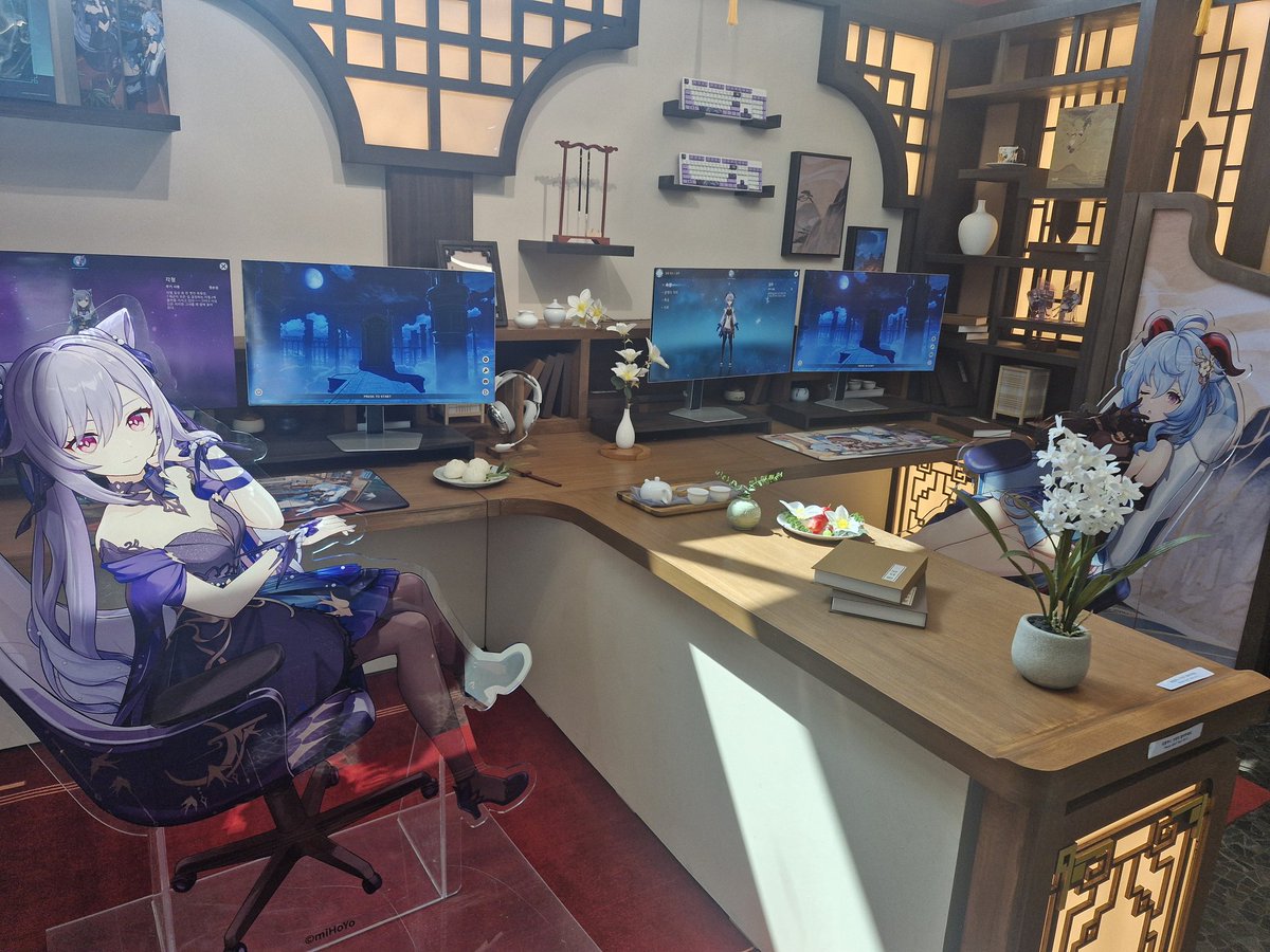 kami_GSP's tweet photo. #원신pc라운지 #리월테마투어 
크아악 어째서 호두가 메인이 아닌거냐 https://t.co/ycW4LtyNxm