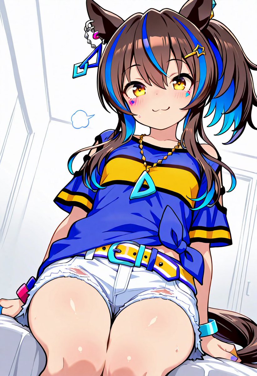 お昼のヘリオスちゃん！
日中歩いて疲れたので休憩です😮‍💨