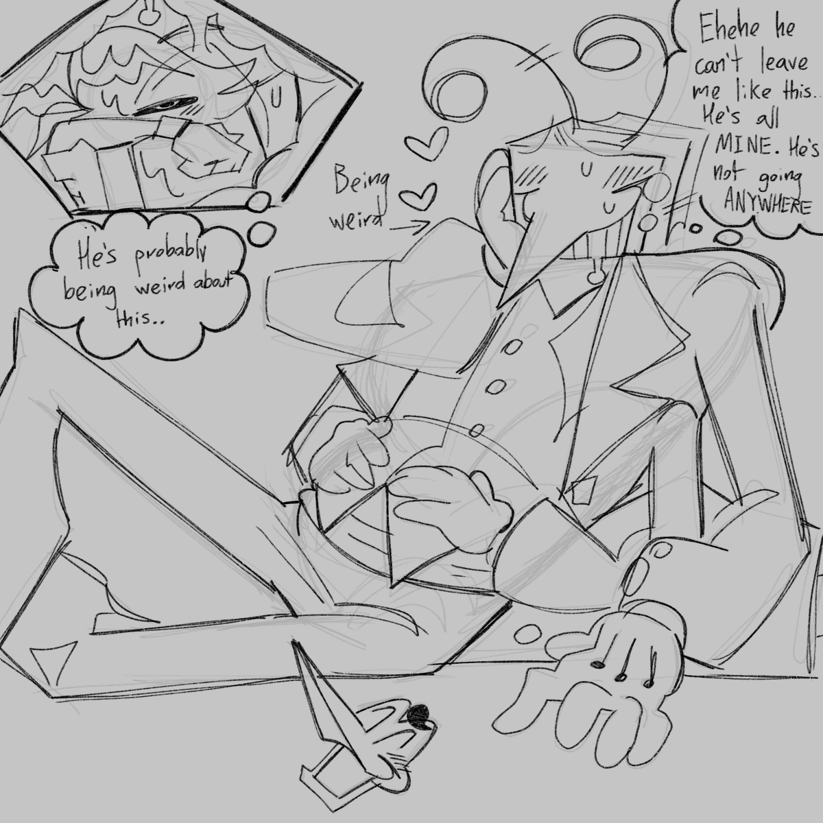Qingzwingz's tweet photo. cw// #vore

Generic spamt3nna vore. I’ll draw the roles reversed at some point. Strong believer that they should eat each other. As a treat.

#deltaruined https://t.co/qfzGSAlIHs