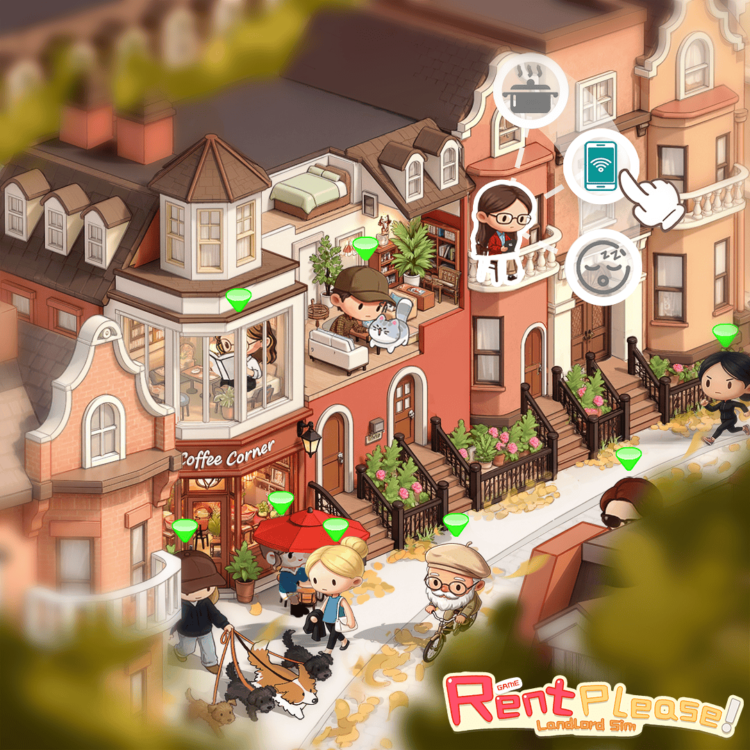Rent Please！Landlord Sim tweet media