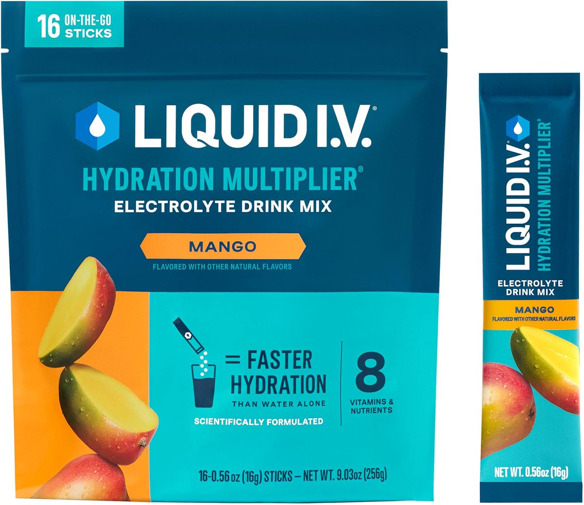 DealsGuys's tweet image. Liquid I.V.® Hydration Multiplier - Mango | Electrolyte Powder Drink Mix | 1 Pack (16 Servings)

🛒amzn.to/4obGHCw #amazon #primeday #SALE