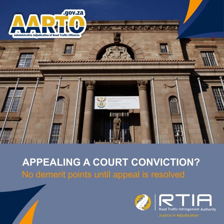rtia_aarto's tweet image. 📢 🚦 If you're appealing a court conviction, you won't face any demerit points until the appeal is resolved. The current proposed limit stands at 15 demerit points. Stay updated and drive responsibly! AARTO Compliance for Safer Driving!
#DemeritPoints #AARTONationalRollout