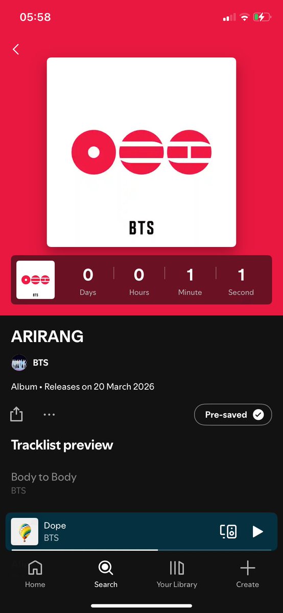 BTS SA CHART ACCOUNT ⁷ ARIRANG tweet media