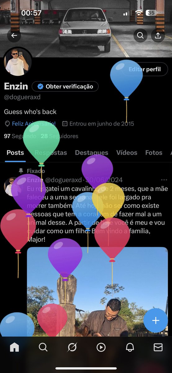 dogueraxd's tweet photo. Balões subindo https://t.co/CWFDF0SmtQ