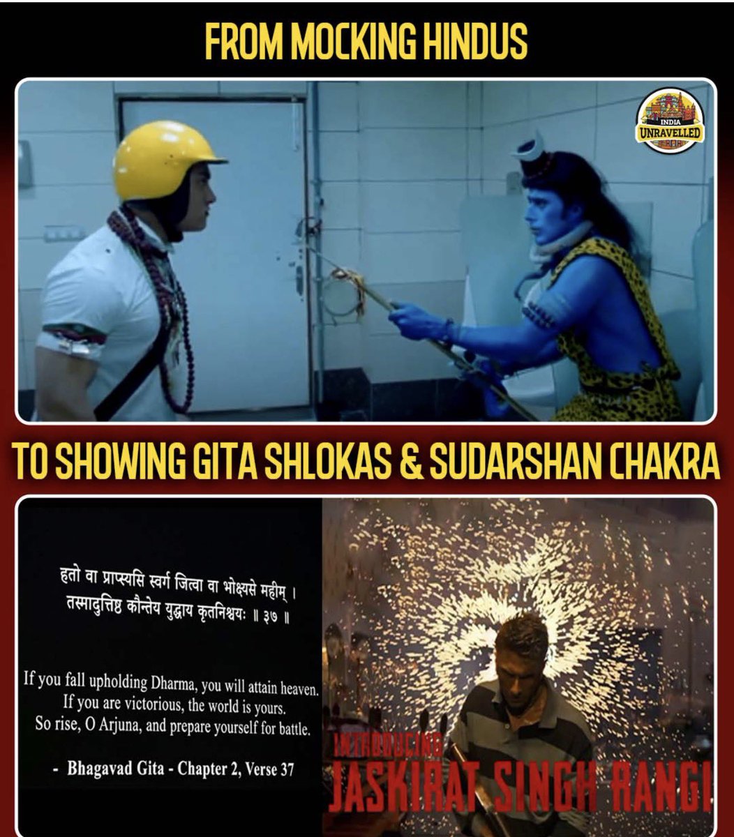 15kumarankit's tweet photo. @total_woke_ List is not long. Entire stuff is part of systematic agenda. You just have to watch it again and you will realise how they have scripted filth. Bc propaganda ka gyaan de rhe hai dhurandhar par. https://t.co/bQ7NGI6VGe