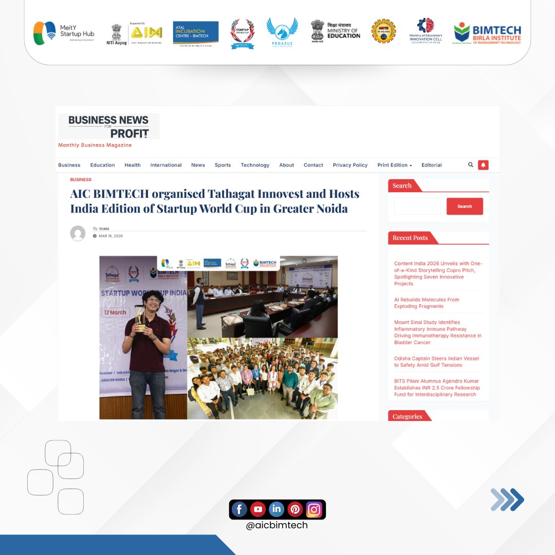 AIC-BIMTECH tweet media