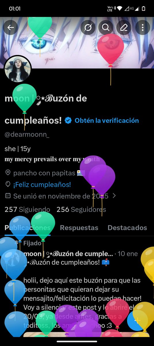 dearmoonn_'s tweet photo. es mi primer cumpleaños acá en Twitter, no sabía q te ponían globitos JAKDAJDJ https://t.co/7DHdO1wQK4