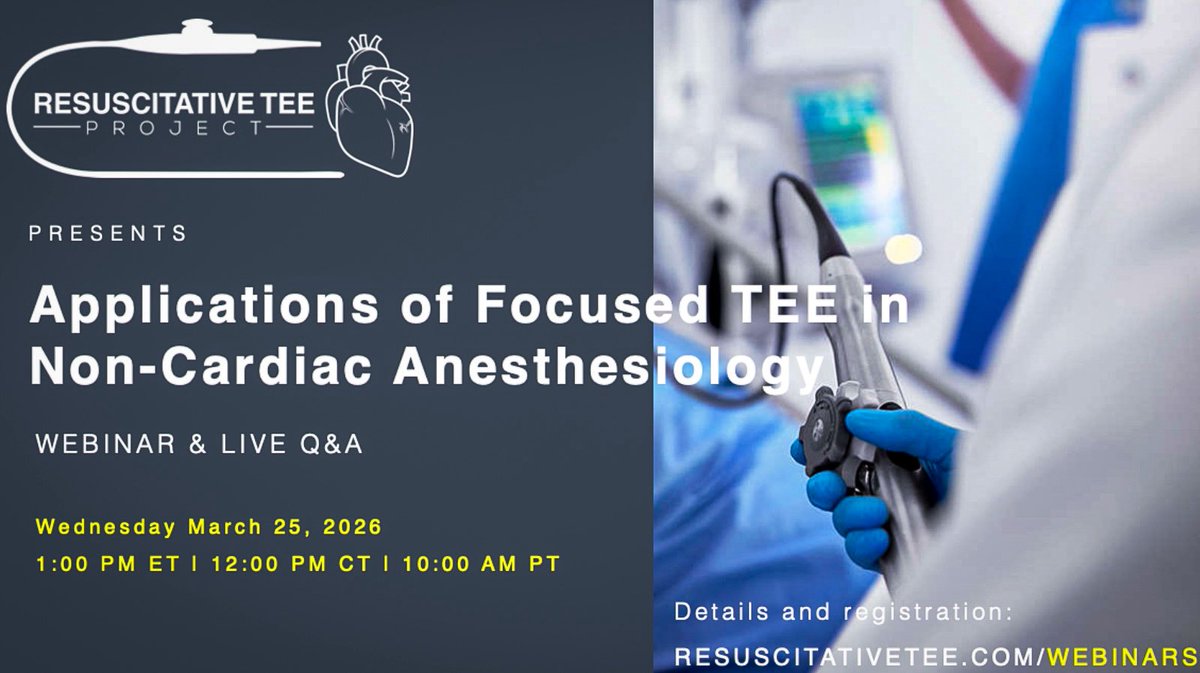 Pablo Perez d’Empaire, MD, FRCPC, FCCM, FASE tweet media