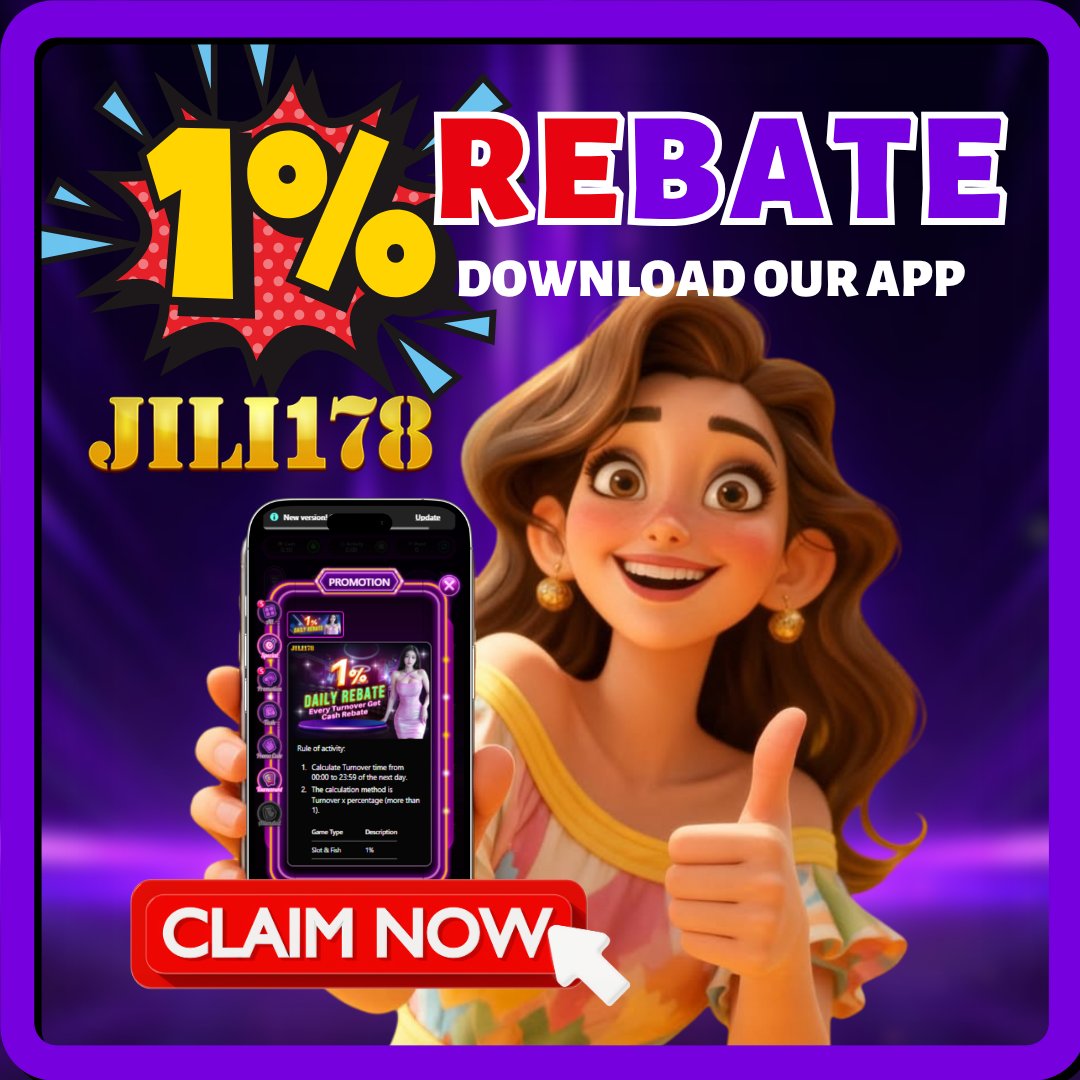 QueenLosada's tweet image. 🎉 Earn daily rewards!
🔥 Get 1% Daily Rebate with JILI178

💰 Credited every day at 00:00 — simple &amp;amp; rewarding!

👉 bit.ly/TGJILI178Signup

#JILI178 #DailyRebate #Cashback #PlayAndEarn #Gaming