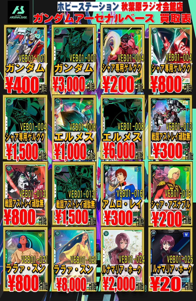 ホビーステーション秋葉原ラジオ会館店1F＆秋葉原駅前店2F on X