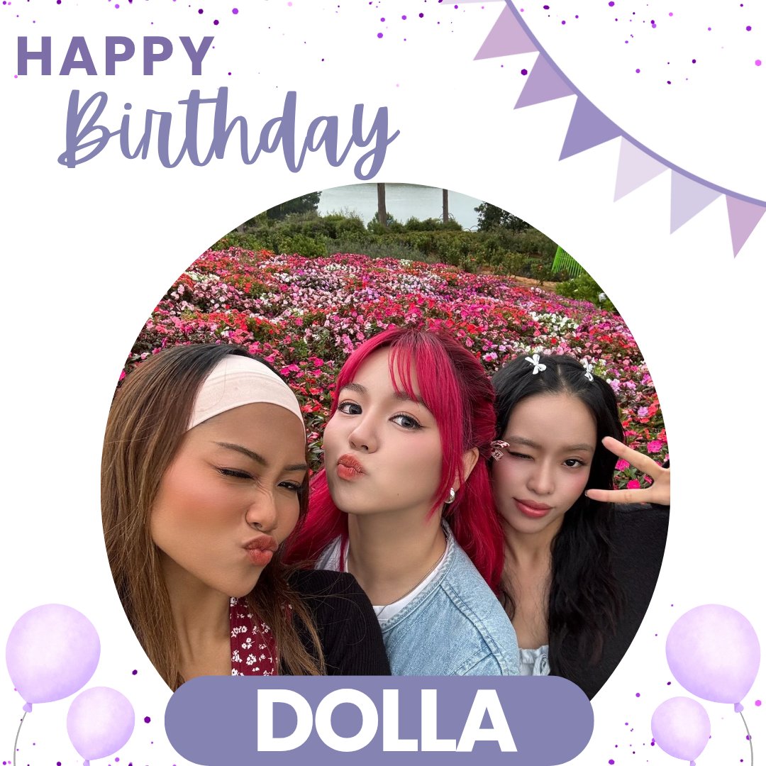 NashaSalha's tweet photo. @dollaofficialMY @bbyqngels Selamat ulang tahun Dolla ke 6 🎂🎂🎂💜💜💜 @dollaofficialMY
@babytabbypuff
@bbyqngels
#HappyAnniversaryDolla  #HappyAnniversary6th  #Dolla #iDolla #Mpop https://t.co/U4hI5rAAYW