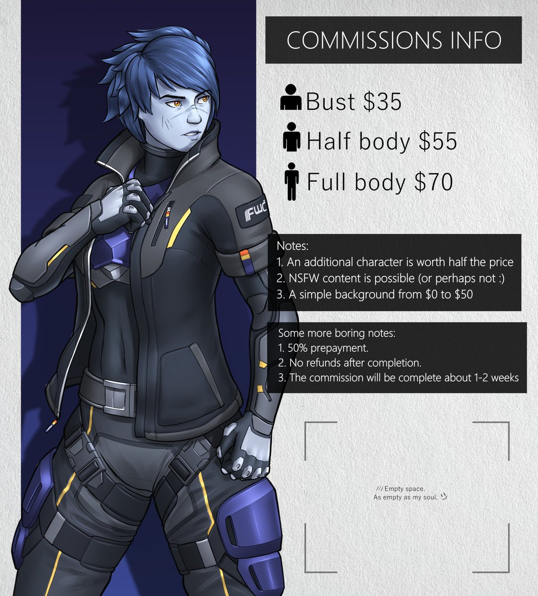 Price list update:  

(For more information, write to the DM)