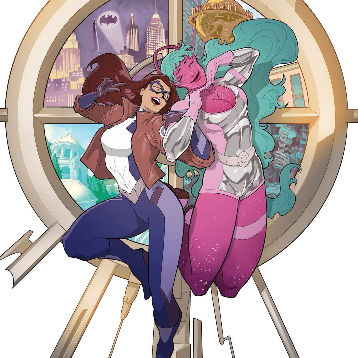 CertiNobody's tweet photo. You guys don't know how much Galaxy and Dreamer mean to me.

So much of my life was spent only being exposed to humiliating and villified interpretations of trans women in fiction, and it made it so much harder to come out to myself.

I'm so happy we get to be heroes now. https://t.co/AuNjmiPtOj