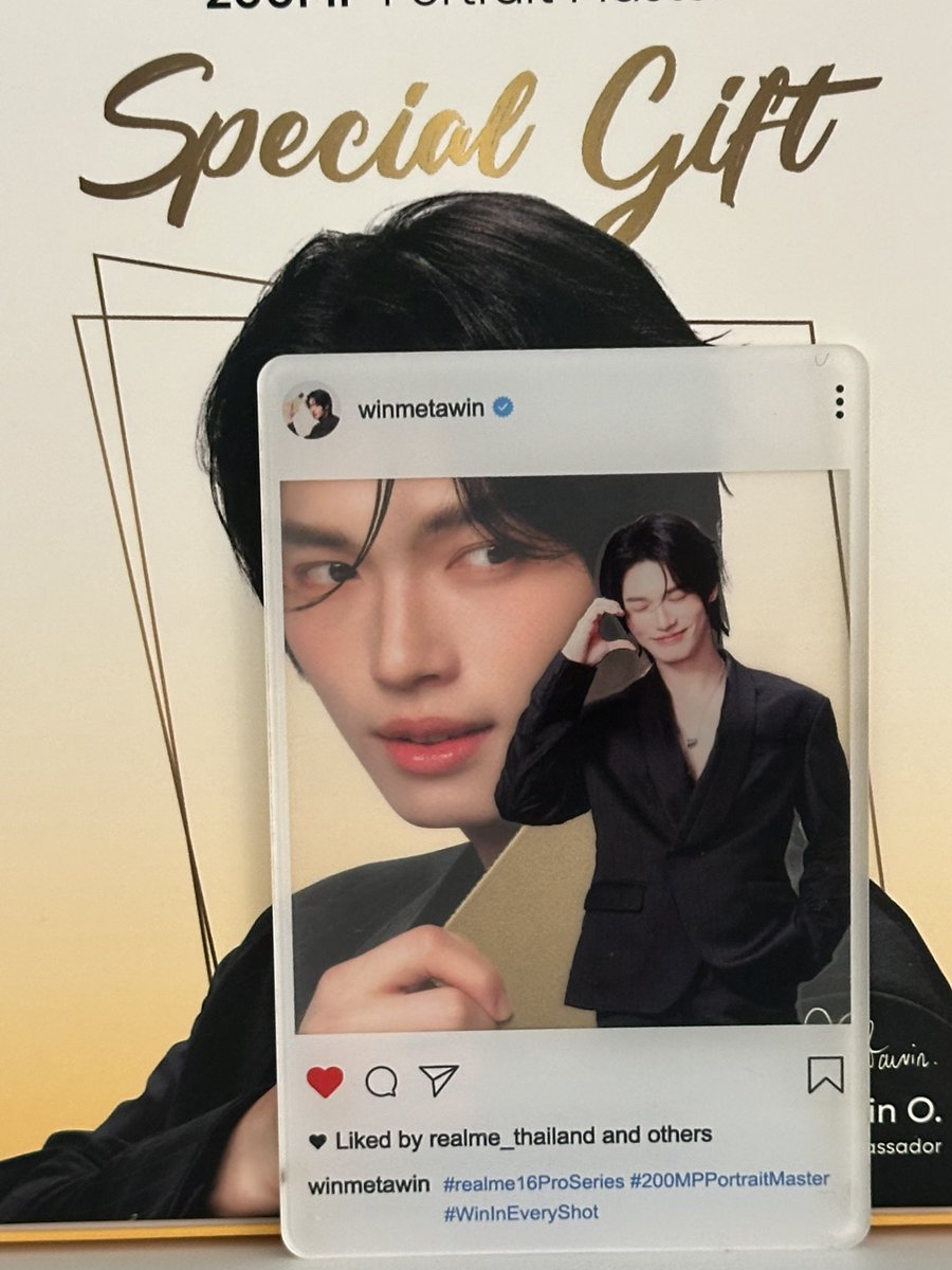 Special Gift ที่ <a href="/realmeTH/">realme Thailand</a> ให้มา น่ารักมาก 😍

WIN realme AMBASSADOR

#realme16Series5GxWinmetawin
#realme16Series
#200MPPortraitMaster
#WinInEveryShot
#winmetawin