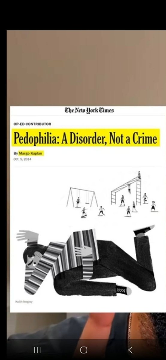 RiversideRandy's tweet photo. @nytimes #MargoKaplan #pedophiliasympathy

#childabuse 

One of the most disturbing things I've ever read.

Hey NYT, not sure you guys are reading the writings of this Attorney. But for some reason she claims that pedophile is not a crime. 

This is gross https://t.co/orDm2RawjW