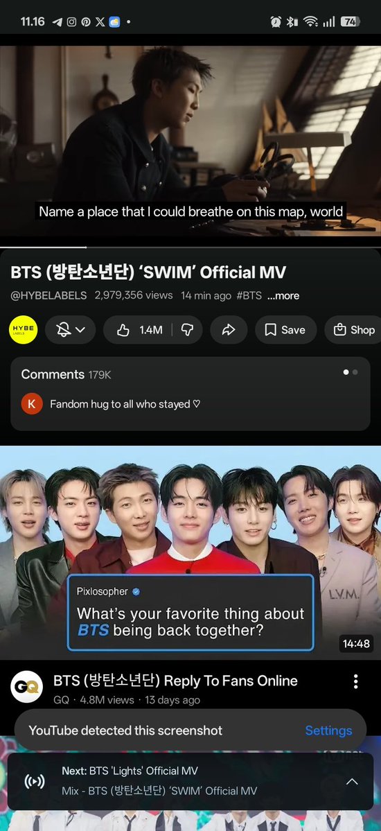 emosional banget sumpah gue ini gimana mau nangis terus

ARIRANG OUT TODAY
SWIM OUT TODAY 
BTS IS BACK
RETURN OF THE KING
#BTS #BTS_ARIRANG
#BTS_SWIM #KEEPSWIMMING