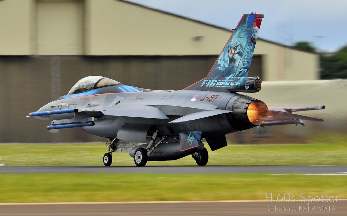 PHG_artworks's tweet photo. F-16AM "Farewell Falcon", RNLAF, 312SQN "Bonzo"
RIAT2024, RAF Fairford, UK, 22/Jul/2024
#riat #riat2024 #riat24 #f16am #viper #farewellfalcon #rnlaf #fairford #aircraftspotter #avgeek #aviationphotography https://t.co/ZjG4KOgAOv