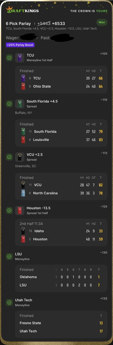TheMLMafia's tweet photo. Some legacy covers mixed with some easy cashes. +33 unit cash 🔥 https://t.co/WRI6ZDjai1