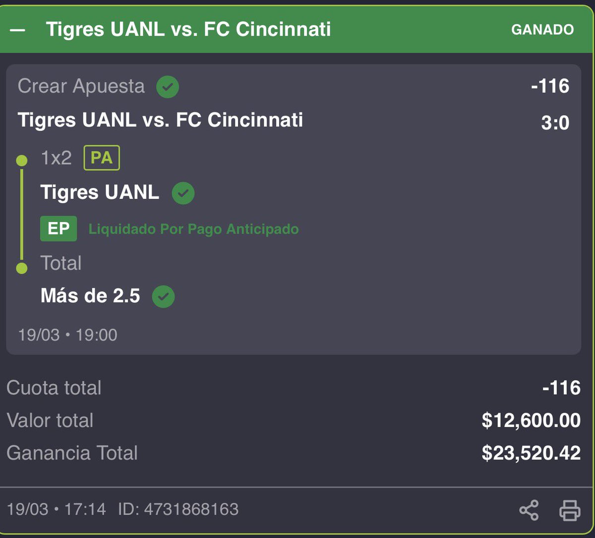 El Mago VIP🧙🏻‍♂️🔮 (Apuestas) tweet media