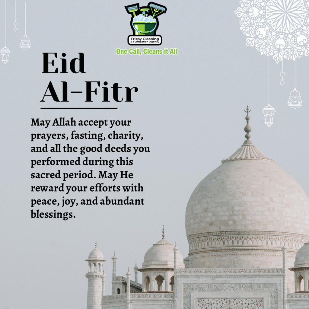 FrispyA's tweet photo. Eid Mubarak to all our Muslim clients🌙

May Allah accept your worship, forgive your shortcomings, and reward your patience and devotion during this sacred time. May your good deeds be accepted and multiplied, and may His blessings continue to shine upon your home and family. https://t.co/bfZ2cAjlXb