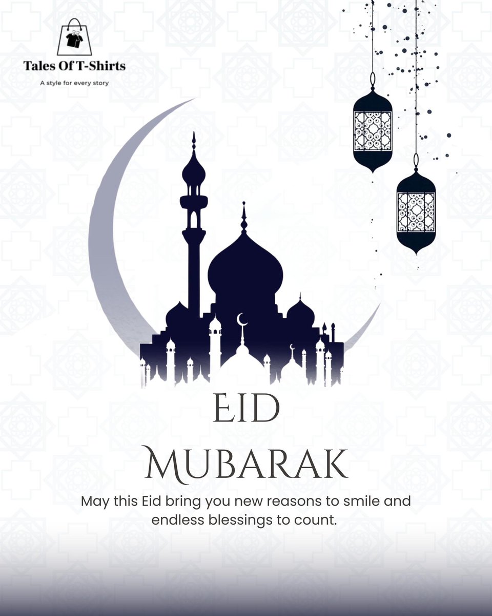 talesoftees's tweet photo. After days of fasting and nights of prayer, may Allah reward you with forgiveness, guidance, and countless blessings.
May this Eid al-Fitr mark a new beginning filled with light.
From us, with love, Eid Mubarak. https://t.co/ua7JpjmGQZ